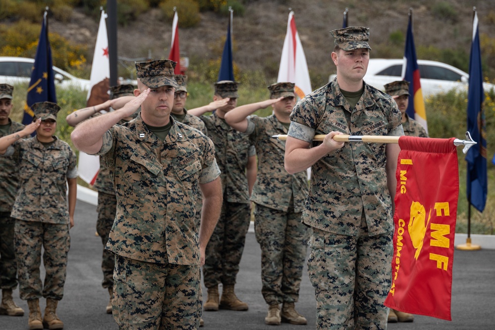 1st COMMSTRAT Company Change of Command Ceremony
