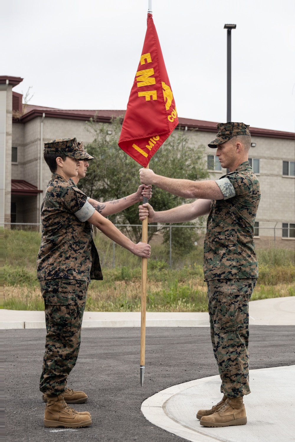 1st COMMSTRAT Company Change of Command Ceremony