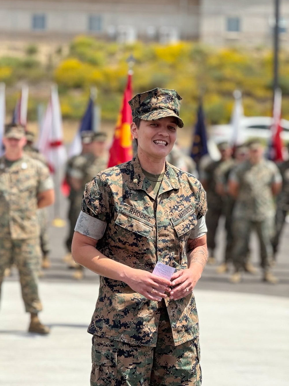 1st COMMSTRAT Company Change of Command Ceremony