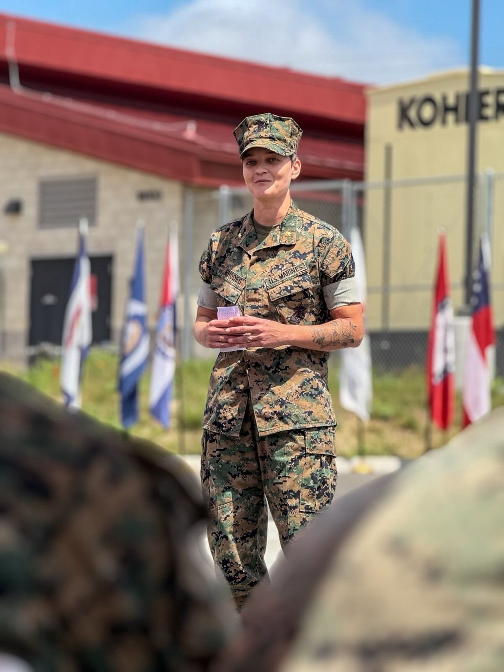 1st COMMSTRAT Company Change of Command Ceremony