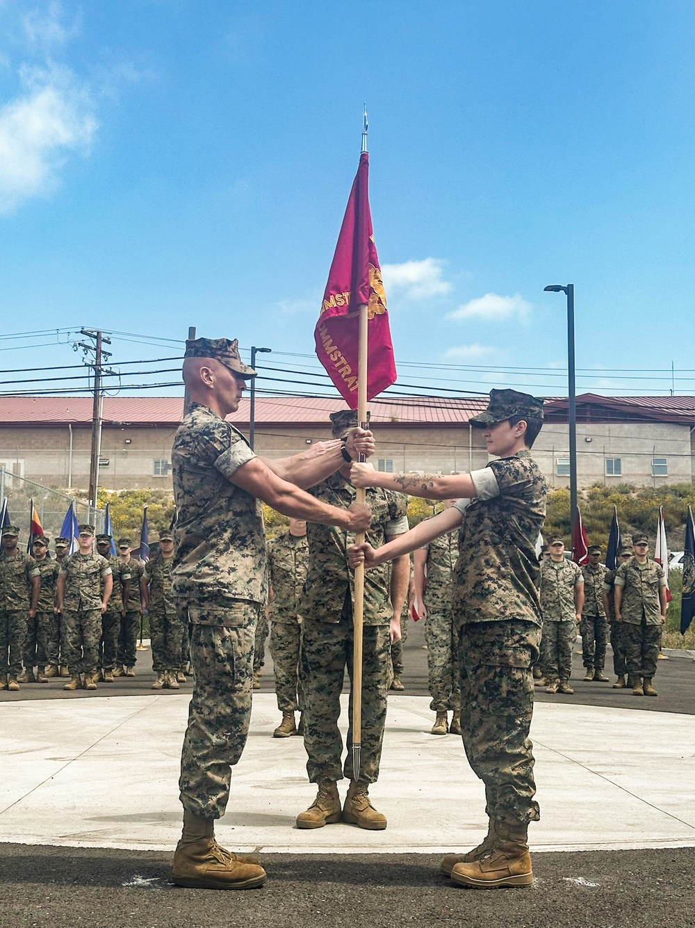 1st COMMSTRAT Company Change of Command Ceremony