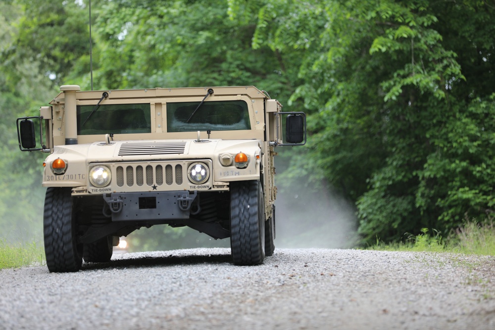 301st HHD embarks on convoy operations and ground-guidance training in VTS-Milan