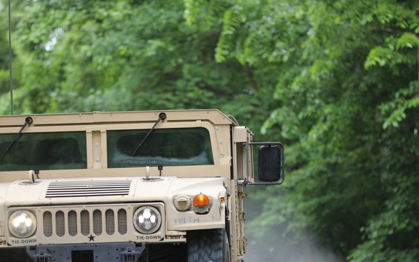 301st HHD embarks on convoy operations and ground-guidance training in VTS-Milan