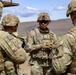 The 593rd Command Team visit Soldiers at yakima training center