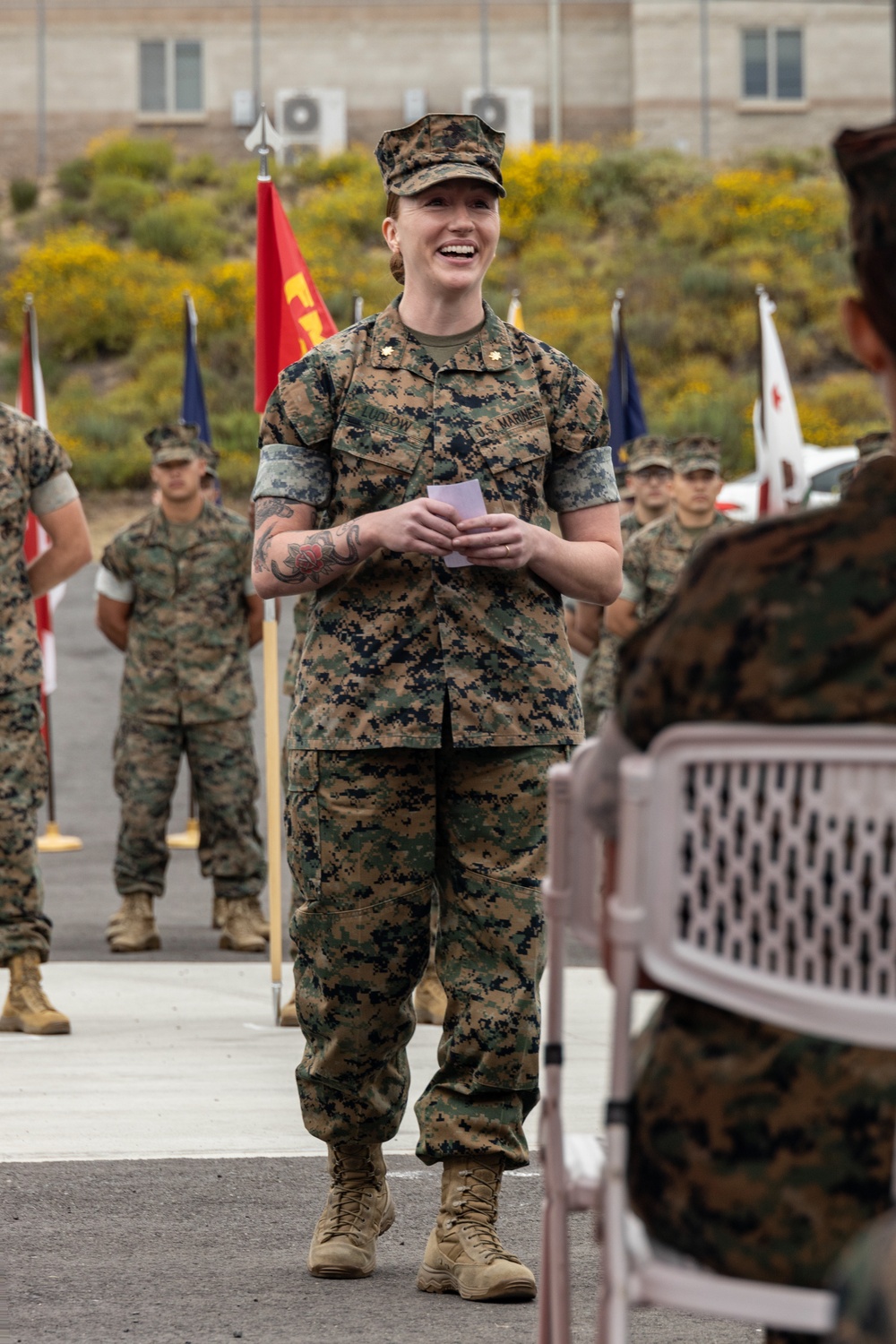 Information Maneuver Company Change of Command Ceremony
