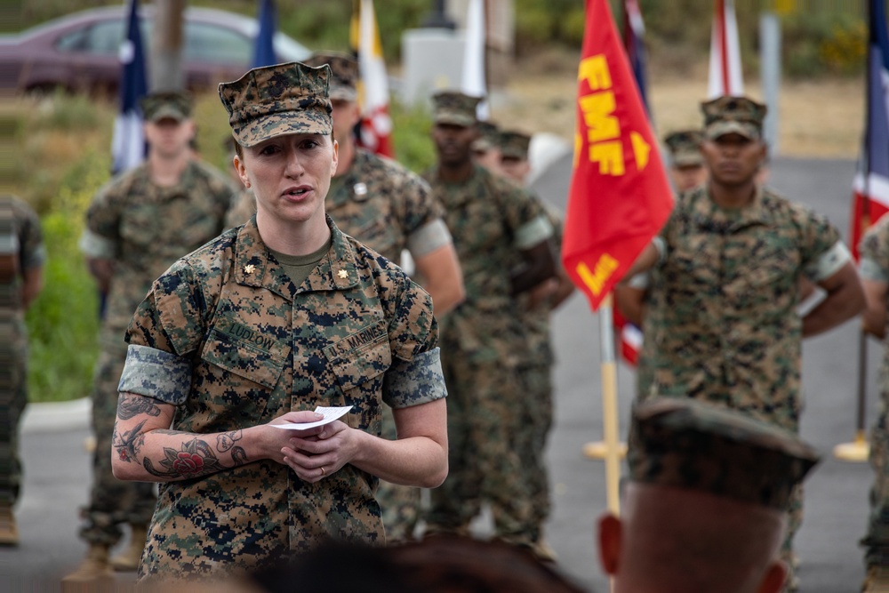 Information Maneuver Company Change of Command Ceremony