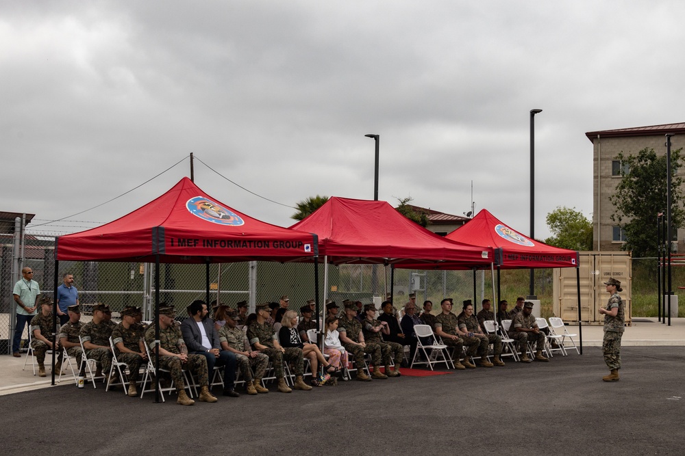 Information Maneuver Company Change of Command Ceremony
