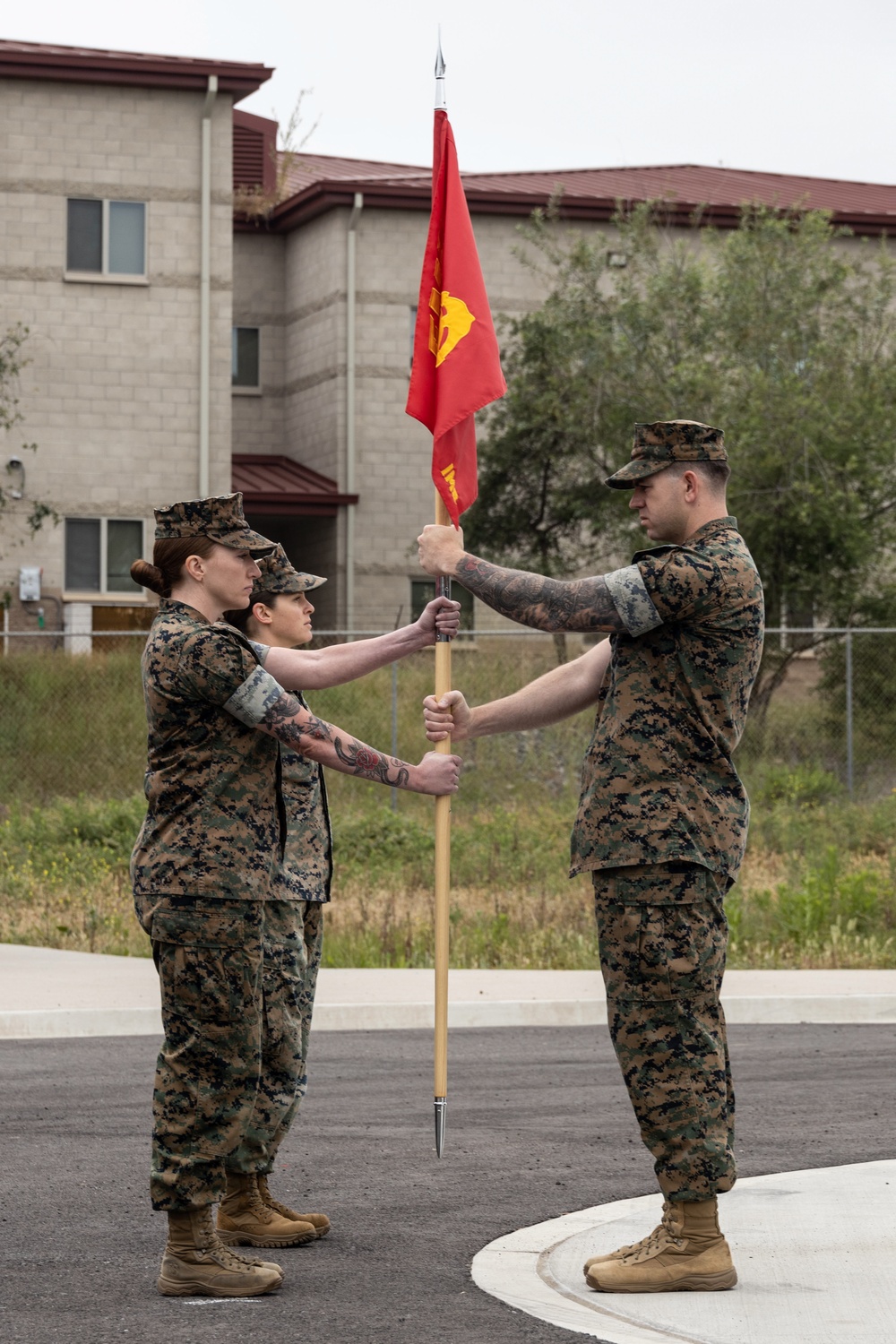 Information Maneuver Company Change of Command Ceremony