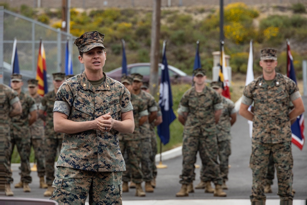 Information Maneuver Company Change of Command Ceremony