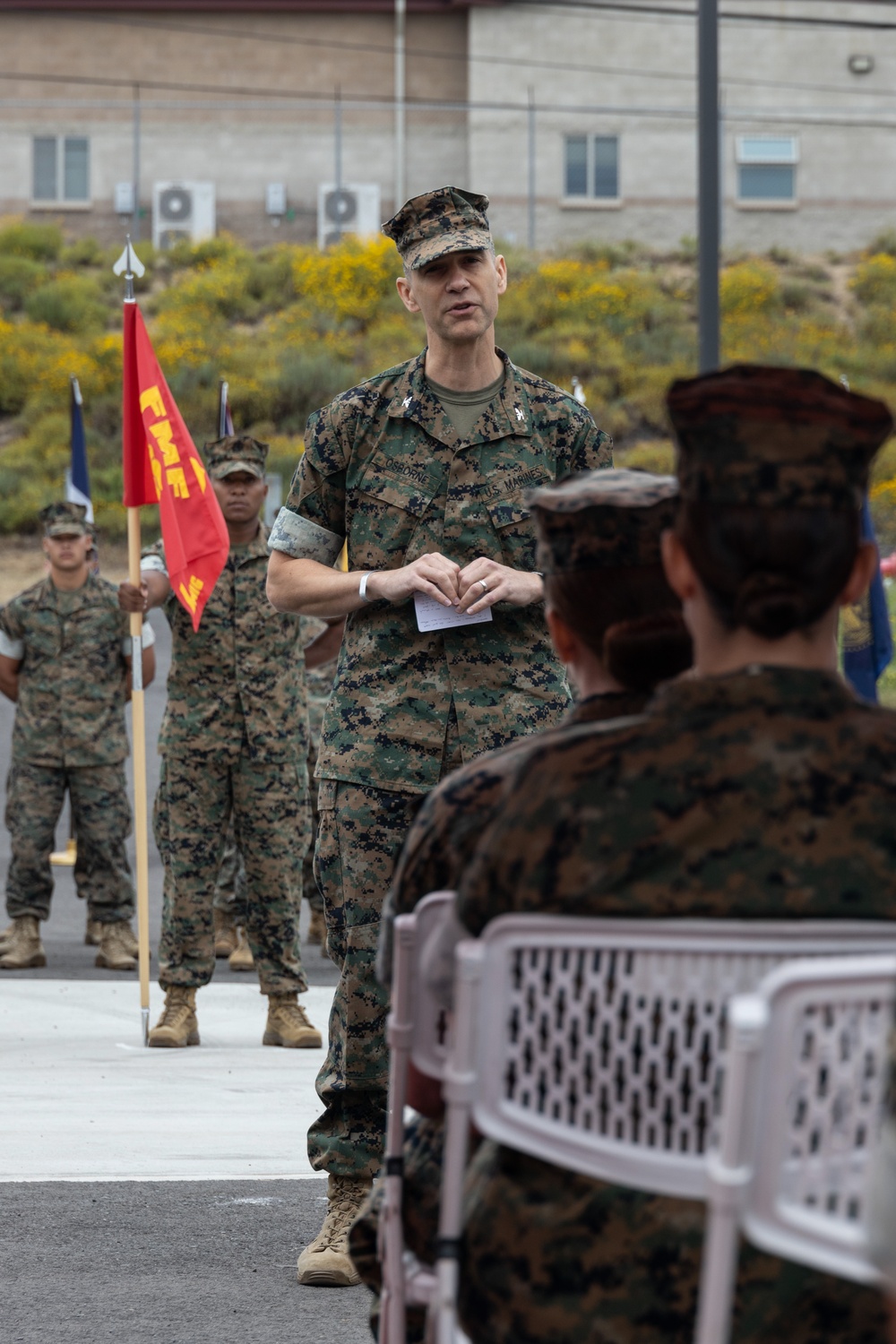 Information Maneuver Company Change of Command Ceremony