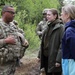 The Lithuanian Minister of Defense and the US Ambassador meet with US forces