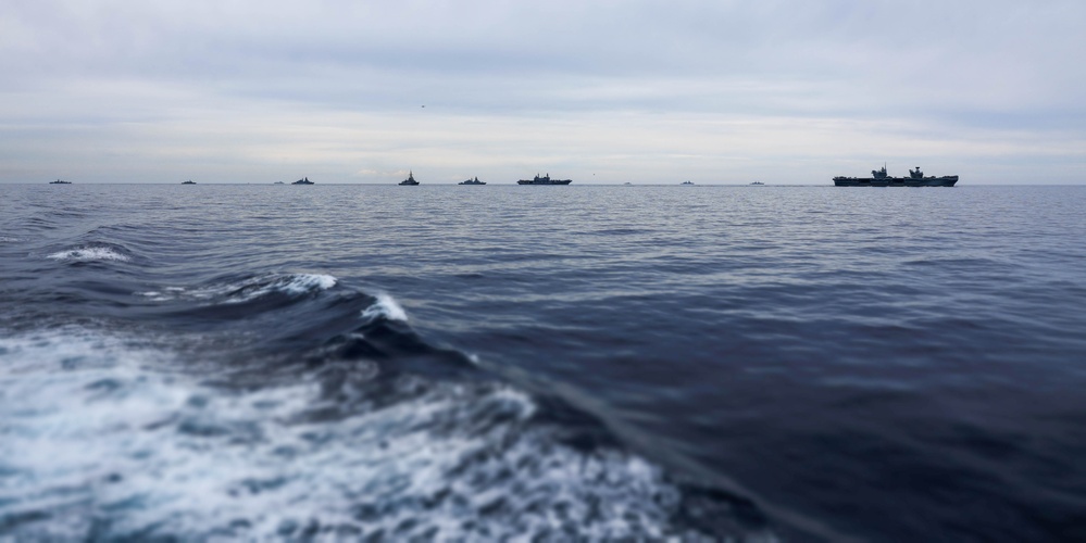 USS The Sullivans participates in operations with NATO Allies and partnered ships.