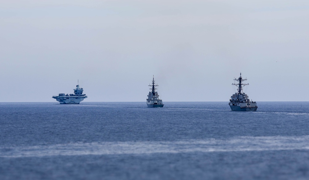 USS The Sullivans participates in operations with NATO Allies and partnered ships