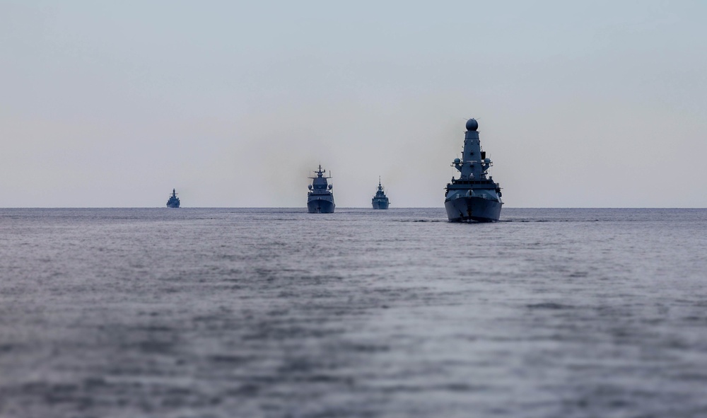 USS The Sullivans participates in operations with NATO Allies and partnered ships