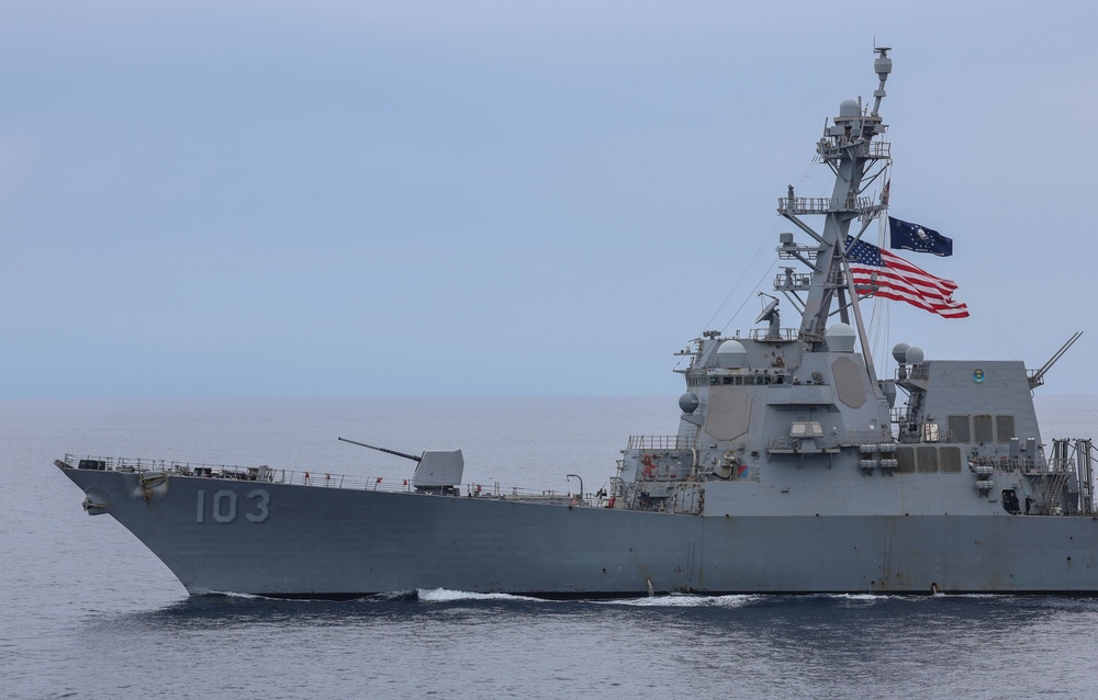 USS The Sullivans participates in operations with NATO Allies and partnered ships