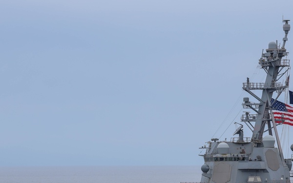 USS The Sullivans participates in operations with NATO Allies and partnered ships
