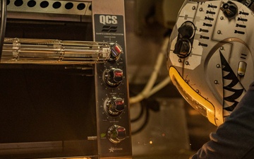 Maintenance aboard USS Ralph Johnson