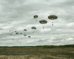 173rd Airborne Brigade Leads Multinational Airborne Operation During Swift Response 2025 in Lithuania [Image 2 of 11]
