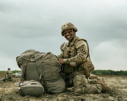 173rd Airborne Brigade Leads Multinational Airborne Operation During Swift Response 2025 in Lithuania [Image 6 of 11]