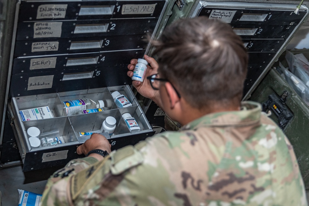 1-501st Infantry Conducts Prolonged Casualty Care Training During Combined Resolve 25-2