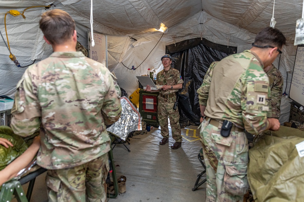 1-501st Infantry Conducts Prolonged Casualty Care Training During Combined Resolve 25-2
