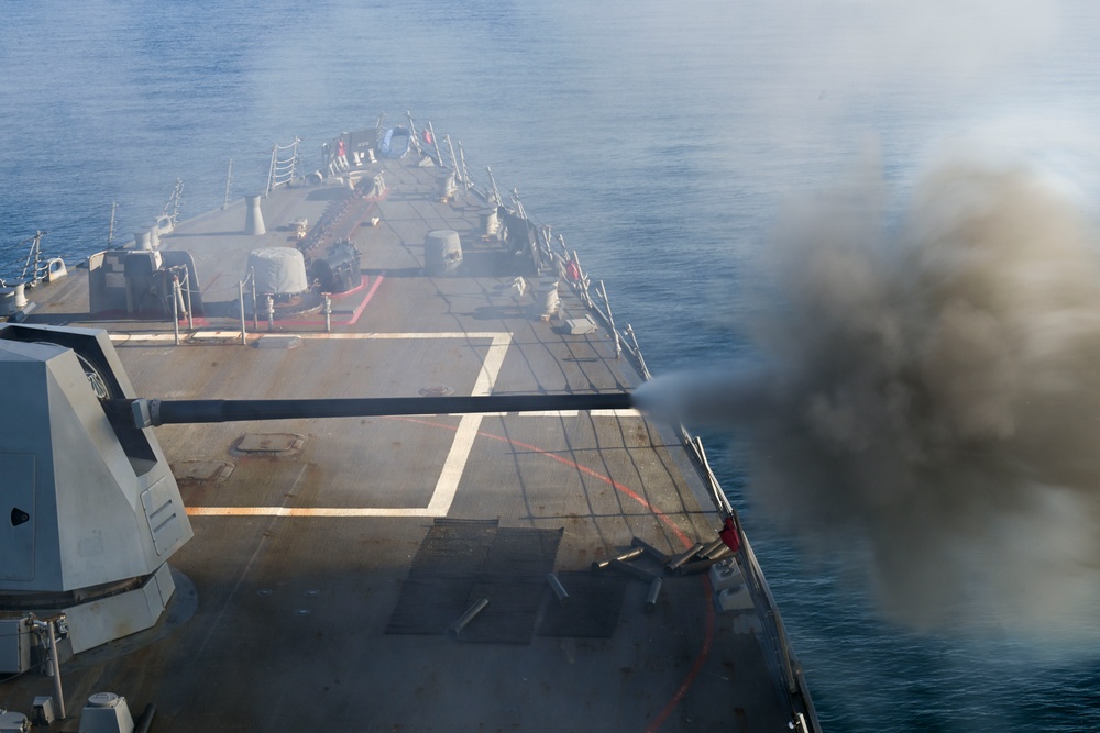 USS Thomas Hudner Participates in Formidable Shield 2025