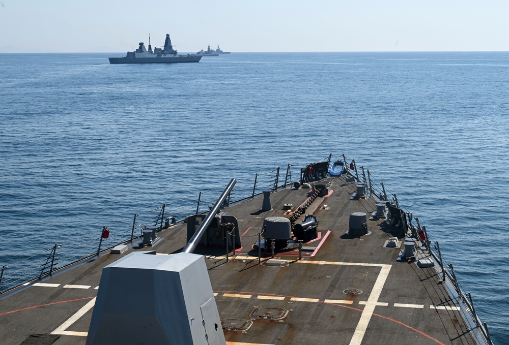 USS Thomas Hudner Participates in Formidable Shield 2025