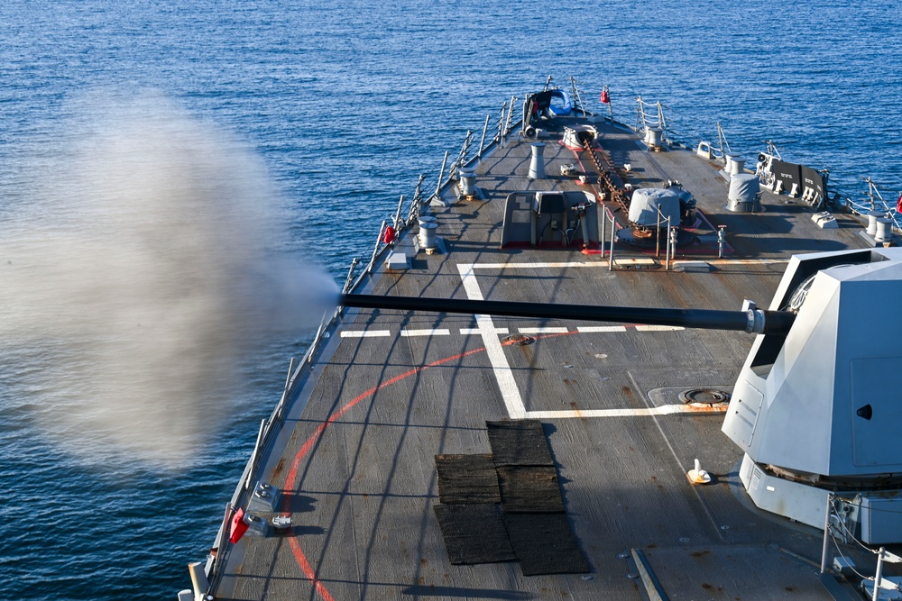 USS Thomas Hudner Participates in Formidable Shield 2025