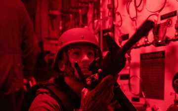 USS Ralph Johnson conducts Anti-terrorism Training while underway in the Indian Ocean