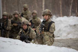 Panther Brigade Soldiers seize the objective from NATO Allies and partners during Swift Response [Image 8 of 25]
