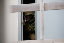 Panther Brigade Soldiers seize the objective from NATO Allies and partners during Swift Response [Image 4 of 5]