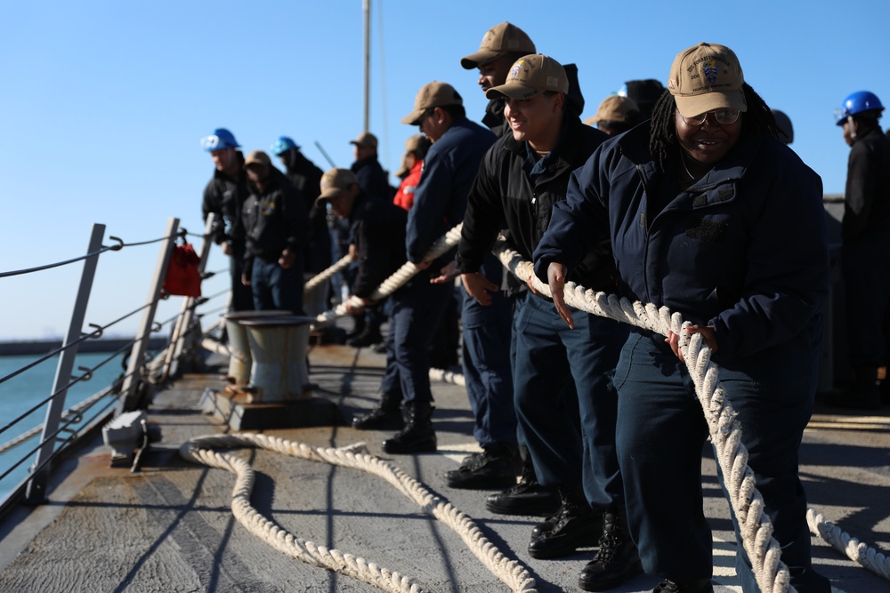 USS Forrest Sherman Rota Sea and Anchor