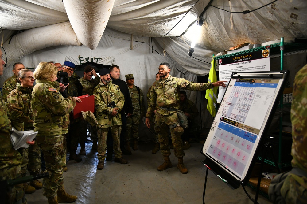 Multinational hospital exercise at Vepirai Rocket base during Swift Response 2025