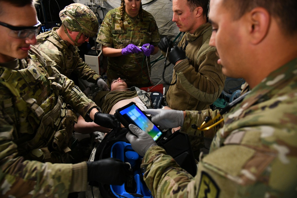 Multinational hospital exercise at Vepirai Rocket base during Swift Response 2025