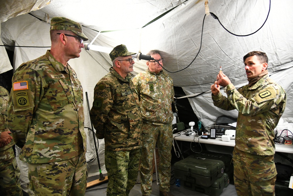 Multinational hospital exercise at Vepirai Rocket base during Swift Response 2025