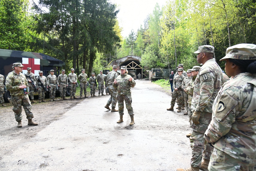 Multinational hospital exercise at Vepirai Rocket base during Swift Response 2025