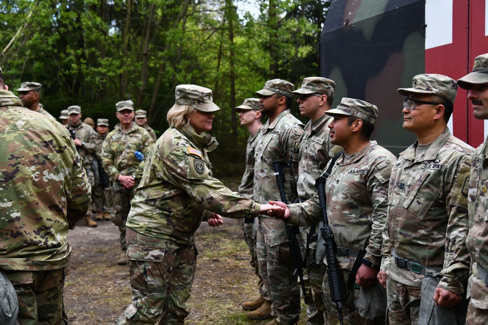 Multinational hospital exercise at Vepirai Rocket base during Swift Response 2025