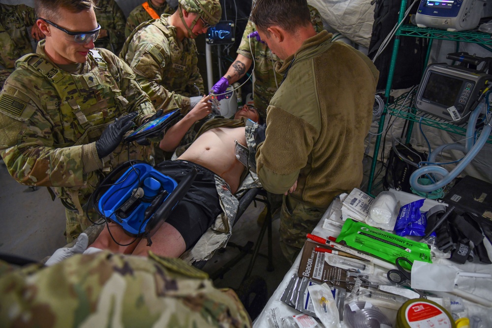 Multinational hospital exercise at Vepirai Rocket base during Swift Response 2025