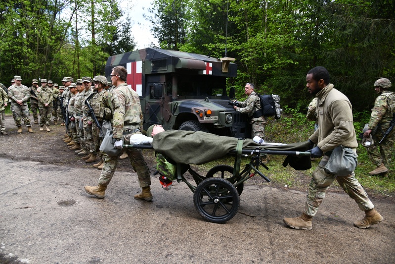 Multinational hospital exercise at Vepirai Rocket base during Swift Response 2025