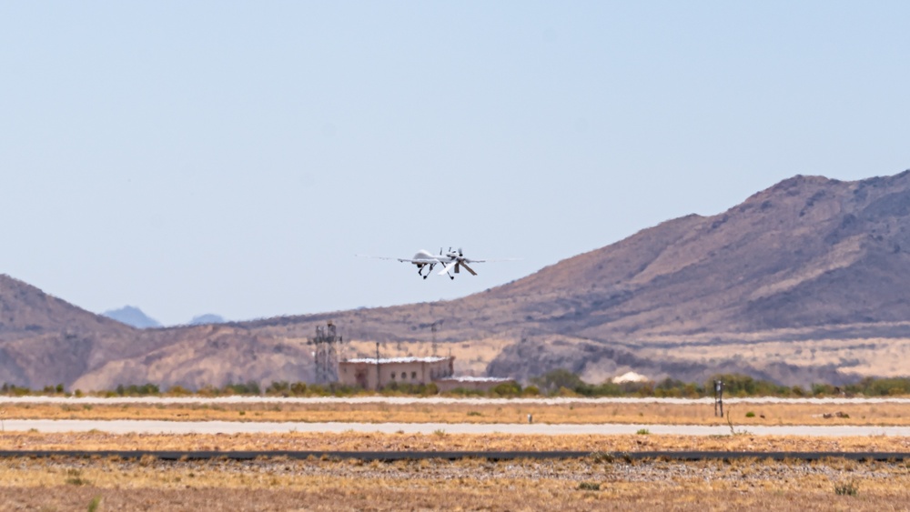 MQ-1 Gray Eagle takes flight to support the southern border mission