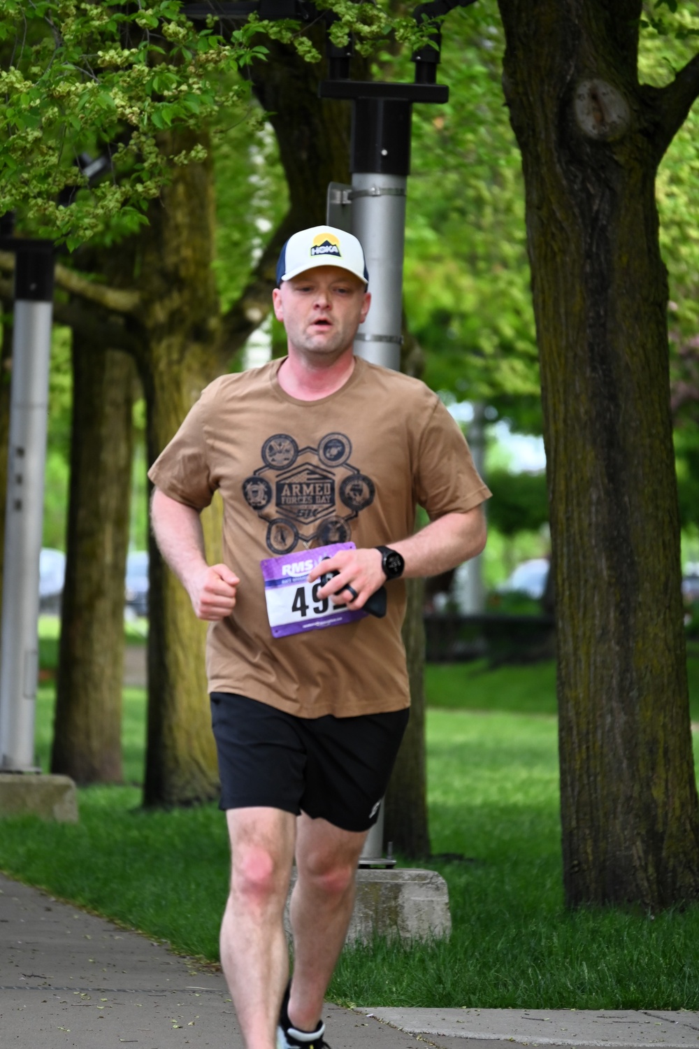 NY National Guardsmen Run WNY Armed Forces Day 5K