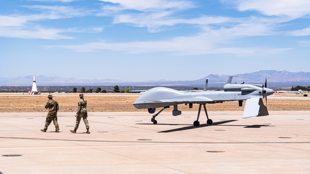 MQ-1 Gray Eagle takes flight to support the southern border mission