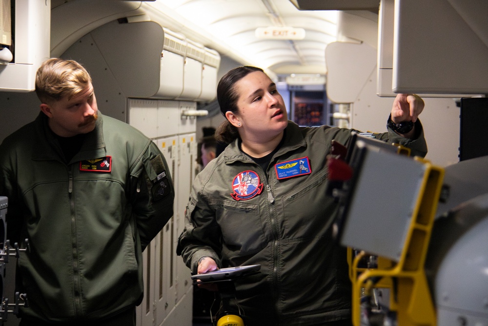 Crew Training Onboard a P-8A Poseidon