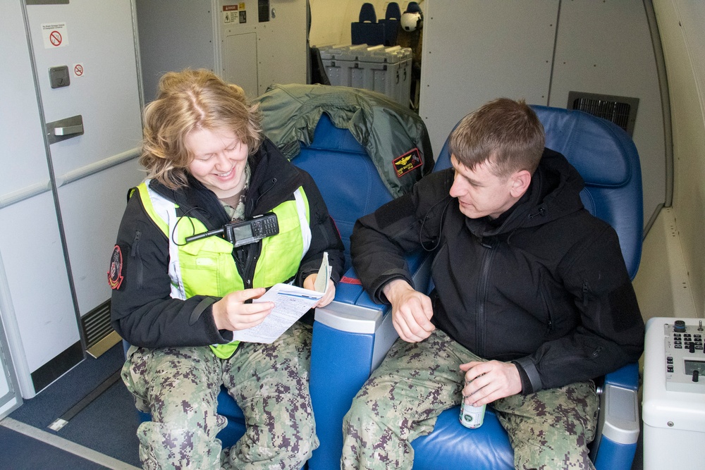 Crew Training Onboard a P-8A Poseidon
