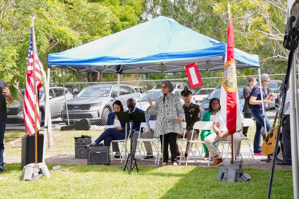 SOUTHCOM joins South Florida community for Gold Star Families Memorial Monument dedication