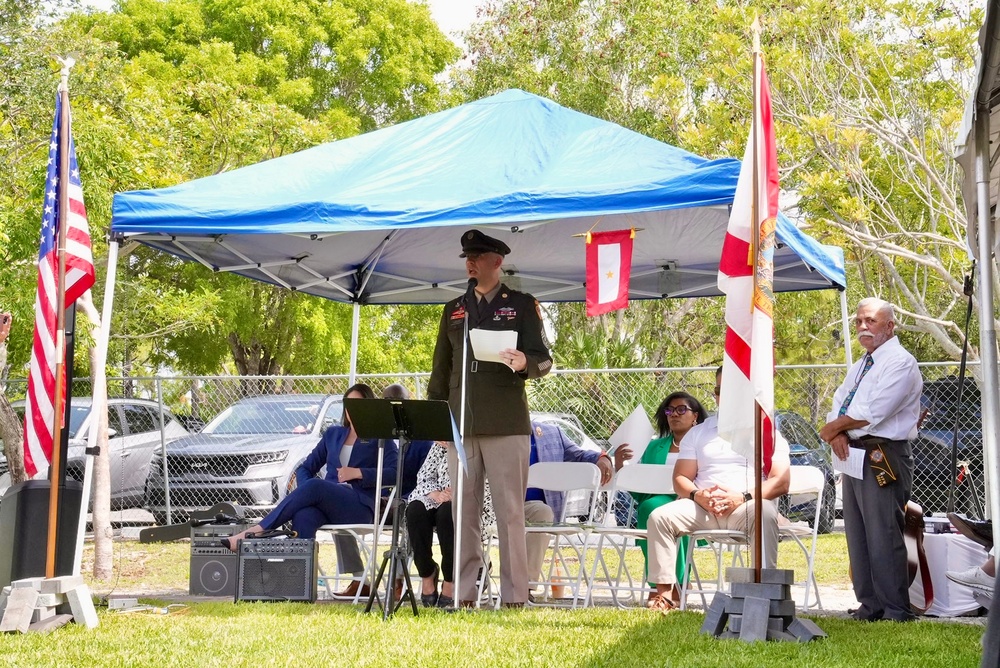 SOUTHCOM joins South Florida community for Gold Star Families Memorial Monument dedication