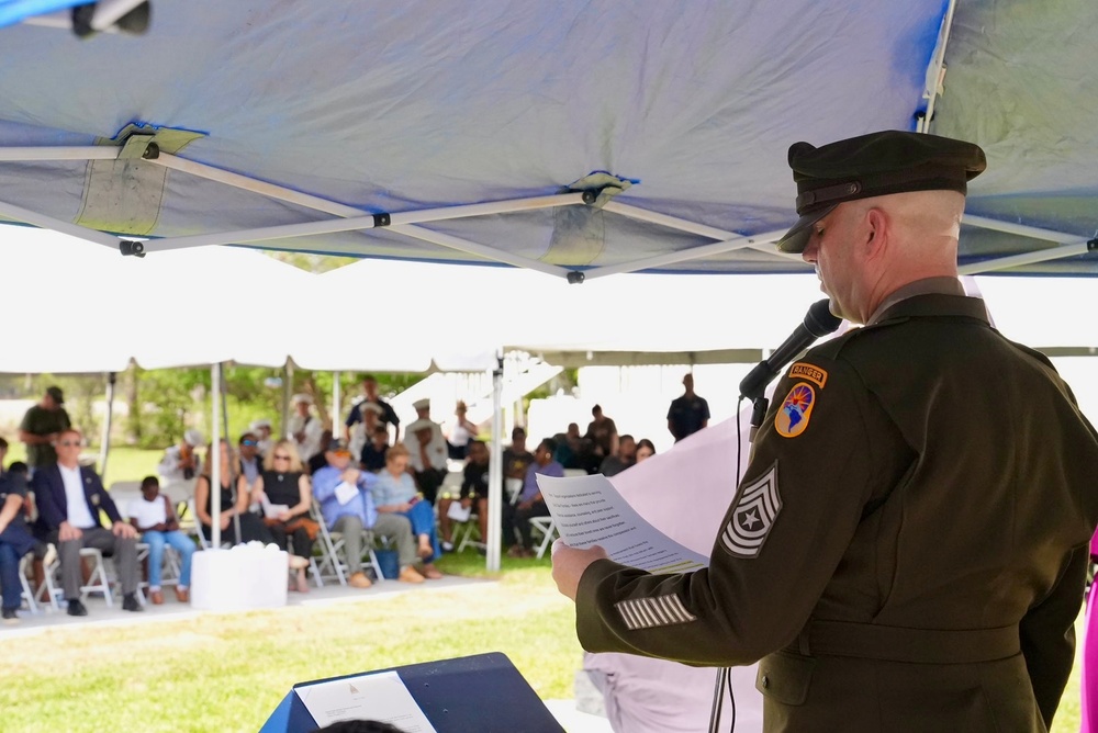 SOUTHCOM joins South Florida community for Gold Star Families Memorial Monument dedication
