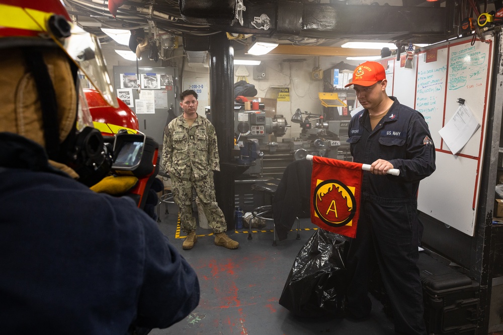 Destroyer Squadron (DESRON) 60 Conducts Mobility Damage Control Warfare (MOB-D) Assessment Aboard USS Oscar Austin (DDG 79)