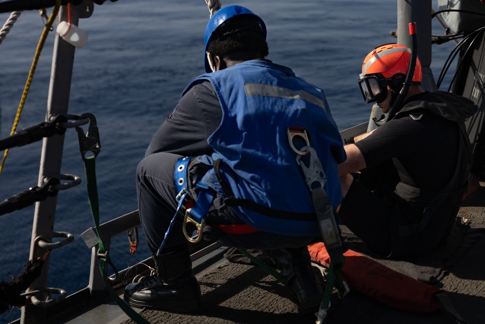 Destroyer Squadron (DESRON) 60 Conducts Mobility Seaman (MOB-S) Assessment Aboard USS Oscar Austin (DDG 79)