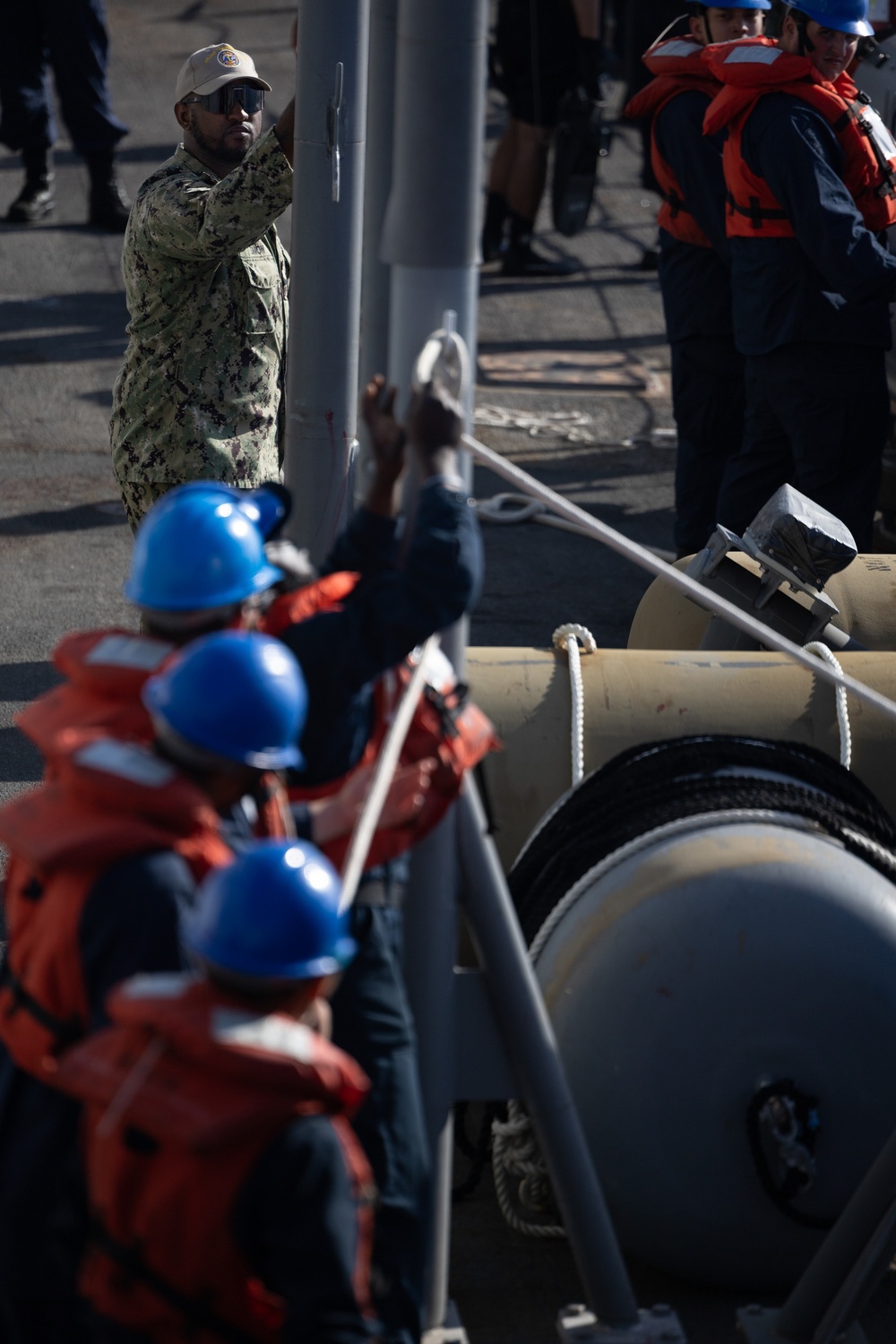 Destroyer Squadron (DESRON) 60 Conducts Mobility Seaman (MOB-S) Assessment Aboard USS Oscar Austin (DDG 79)